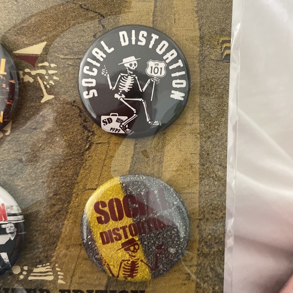Social Distortion Highway 101 Button Pack - LIMITED EDITION - Picture 4 of 4